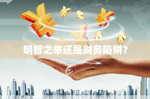 扶绥明智之举还是财务陷阱？