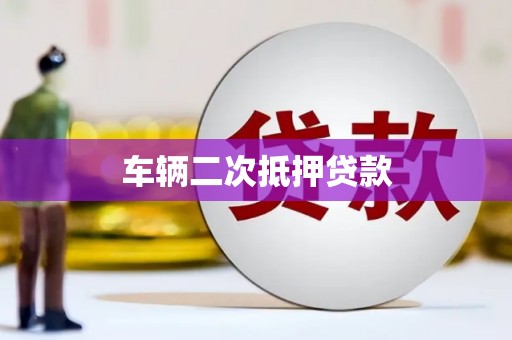 扶绥车辆二次抵押贷款