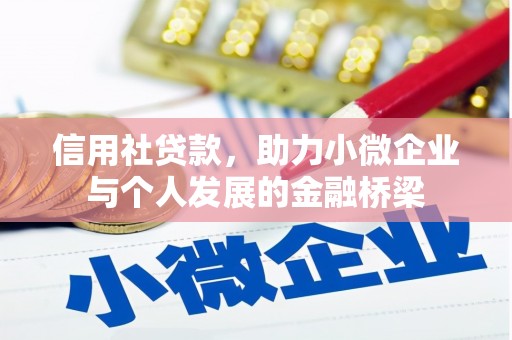 扶绥信用社贷款，助力小微企业与个人发展的金融桥梁