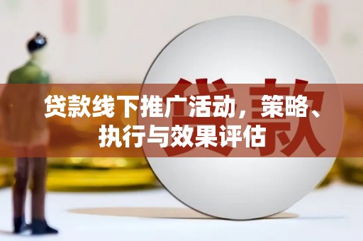 扶绥贷款线下推广活动，策略、执行与效果评估