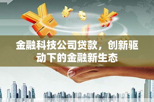 扶绥金融科技公司贷款，创新驱动下的金融新生态