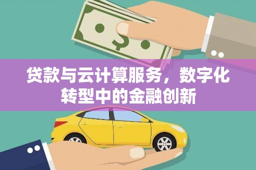扶绥贷款与云计算服务，数字化转型中的金融创新