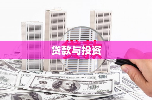 扶绥贷款与投资