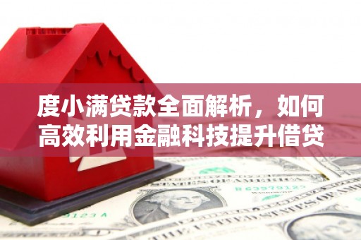 扶绥度小满贷款全面解析，如何高效利用金融科技提升借贷体验