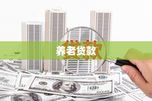 扶绥养老贷款