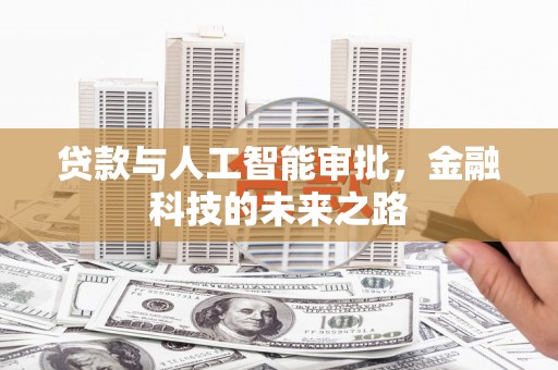 扶绥贷款与人工智能审批，金融科技的未来之路