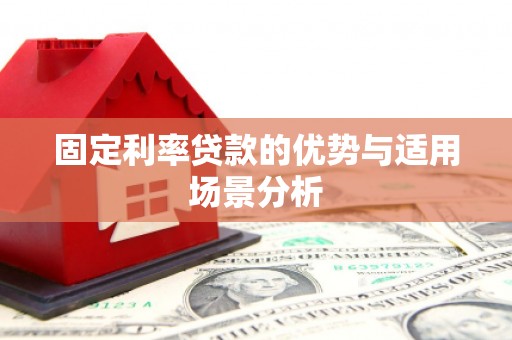 扶绥固定利率贷款的优势与适用场景分析