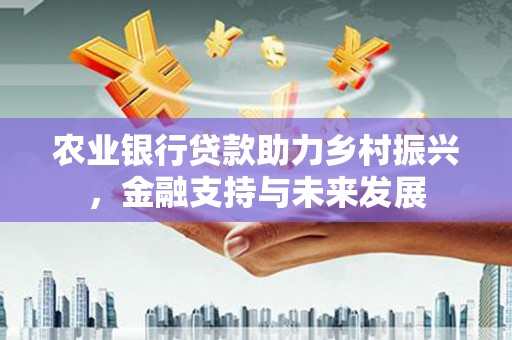 扶绥农业银行贷款助力乡村振兴，金融支持与未来发展