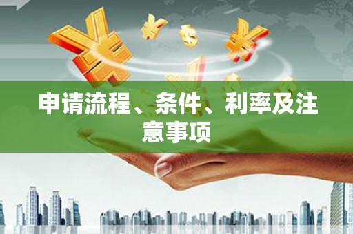 扶绥申请流程、条件、利率及注意事项