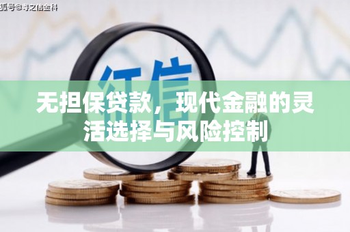 扶绥无担保贷款，现代金融的灵活选择与风险控制