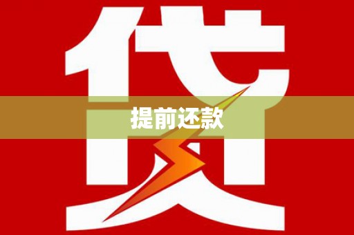 扶绥提前还款