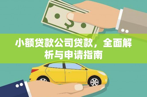 扶绥小额贷款公司贷款，全面解析与申请指南