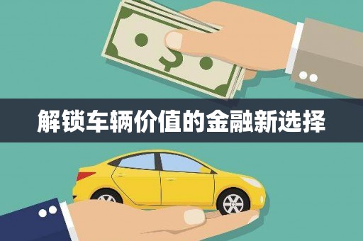扶绥解锁车辆价值的金融新选择