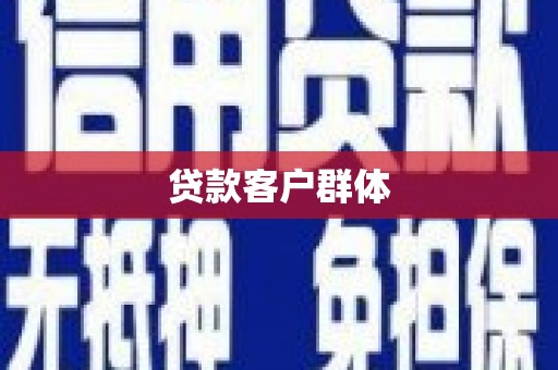 扶绥贷款客户群体
