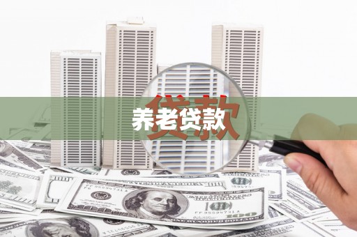 扶绥养老贷款