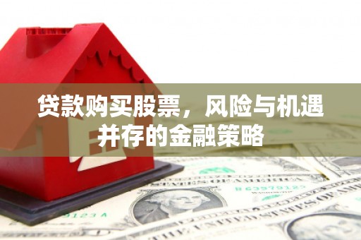 扶绥贷款购买股票，风险与机遇并存的金融策略
