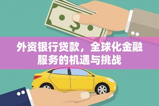 扶绥外资银行贷款，全球化金融服务的机遇与挑战