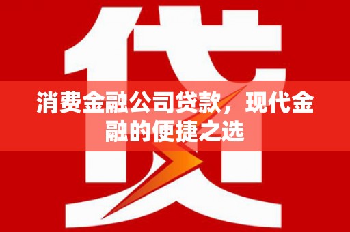 扶绥消费金融公司贷款，现代金融的便捷之选