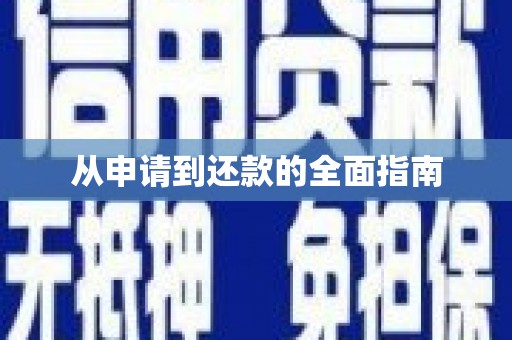 扶绥从申请到还款的全面指南