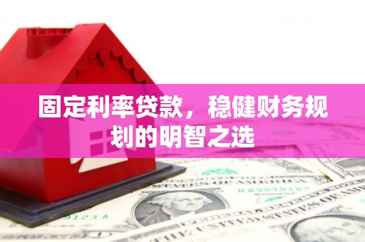 扶绥固定利率贷款，稳健财务规划的明智之选