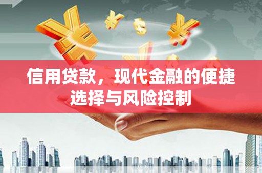 扶绥信用贷款，现代金融的便捷选择与风险控制