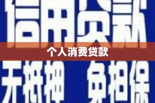 扶绥个人消费贷款
