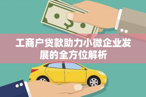 扶绥工商户贷款助力小微企业发展的全方位解析