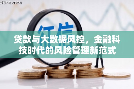 扶绥贷款与大数据风控，金融科技时代的风险管理新范式
