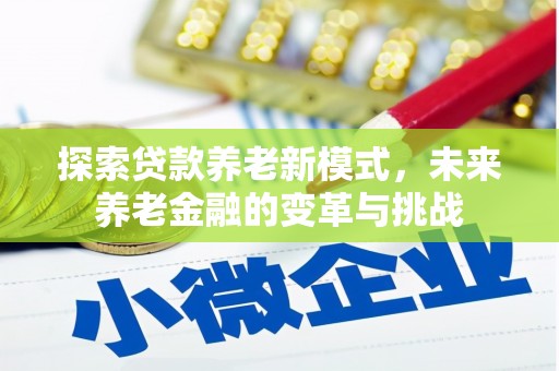扶绥探索贷款养老新模式，未来养老金融的变革与挑战