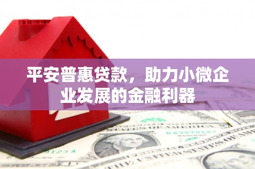 扶绥平安普惠贷款，助力小微企业发展的金融利器
