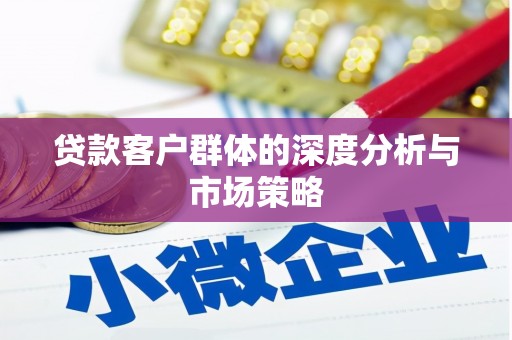扶绥贷款客户群体的深度分析与市场策略