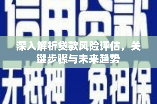 扶绥深入解析贷款风险评估，关键步骤与未来趋势