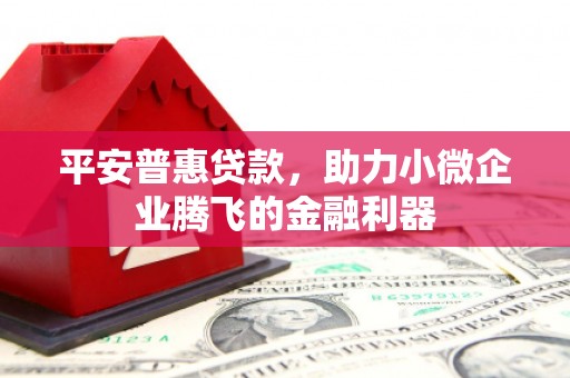 扶绥平安普惠贷款，助力小微企业腾飞的金融利器