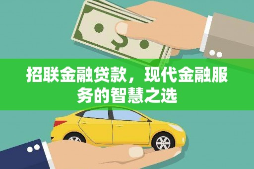 扶绥招联金融贷款，现代金融服务的智慧之选