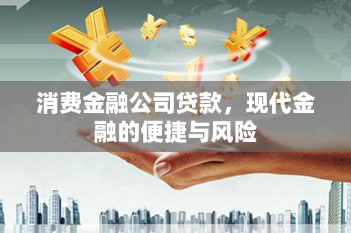 扶绥消费金融公司贷款，现代金融的便捷与风险