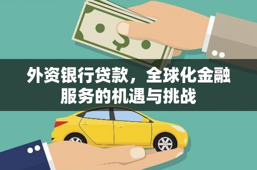 扶绥外资银行贷款，全球化金融服务的机遇与挑战