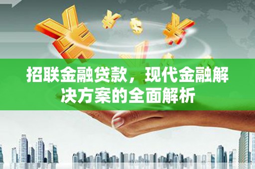 扶绥招联金融贷款，现代金融解决方案的全面解析