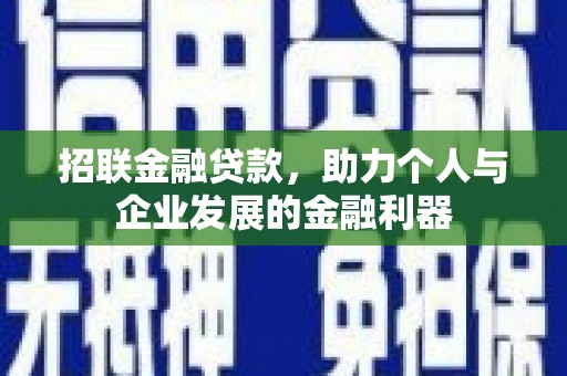 扶绥招联金融贷款，助力个人与企业发展的金融利器
