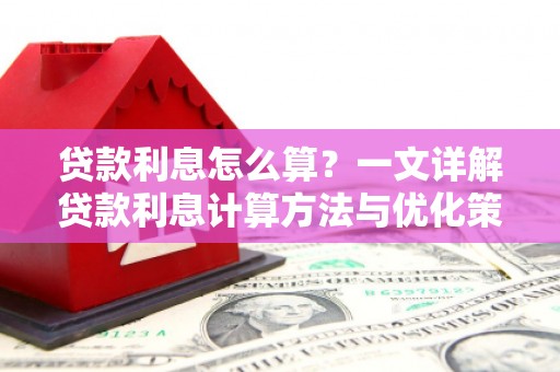 扶绥贷款利息怎么算？一文详解贷款利息计算方法与优化策略