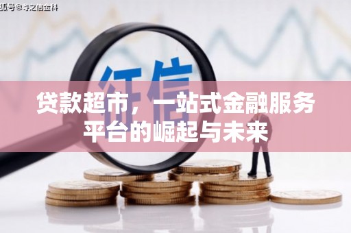 扶绥贷款超市，一站式金融服务平台的崛起与未来