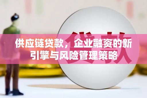 扶绥供应链贷款，企业融资的新引擎与风险管理策略