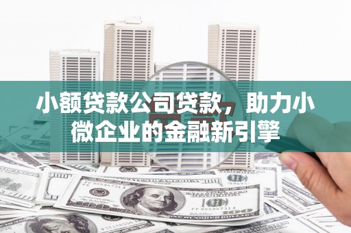 扶绥小额贷款公司贷款，助力小微企业的金融新引擎