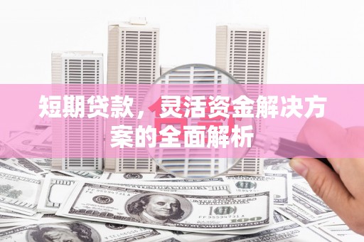 扶绥短期贷款，灵活资金解决方案的全面解析