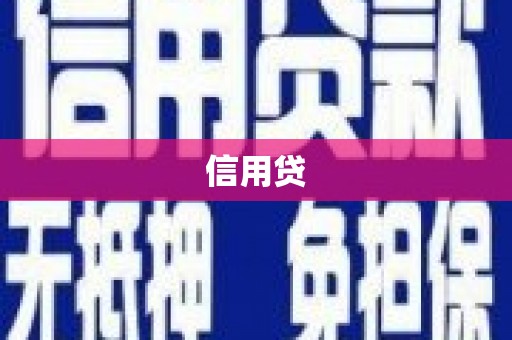 扶绥信用贷