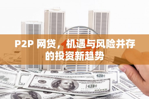 扶绥P2P 网贷，机遇与风险并存的投资新趋势