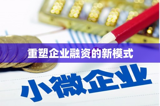 扶绥重塑企业融资的新模式