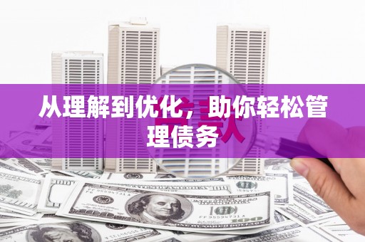 扶绥从理解到优化，助你轻松管理债务