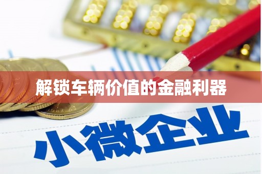 扶绥解锁车辆价值的金融利器