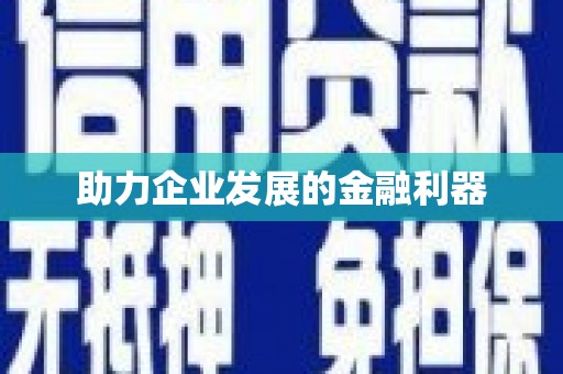 扶绥助力企业发展的金融利器
