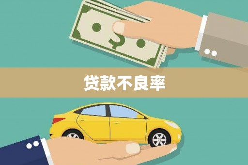 扶绥贷款不良率